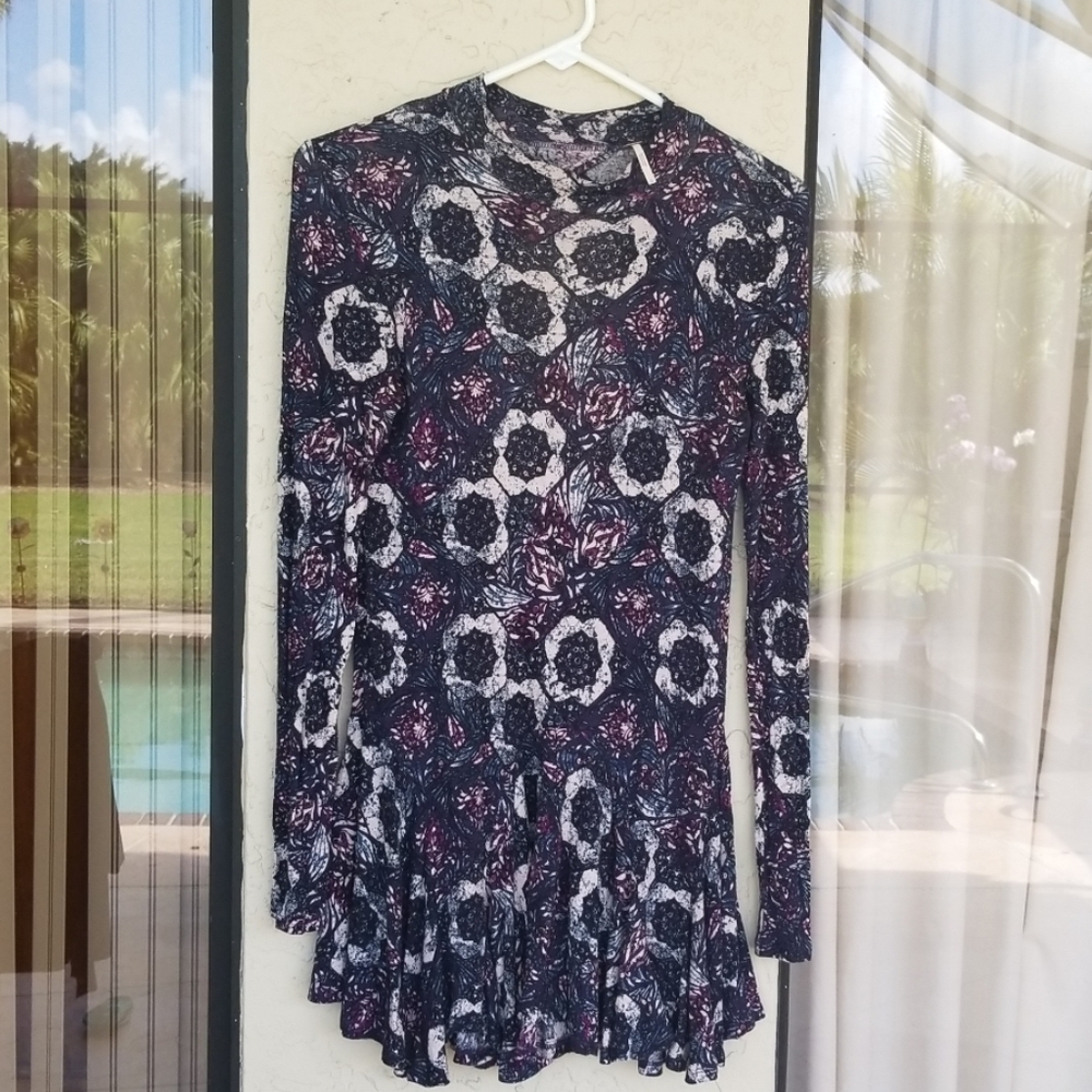 FREE PEOPLE long sleeve Tunic top/mini dress